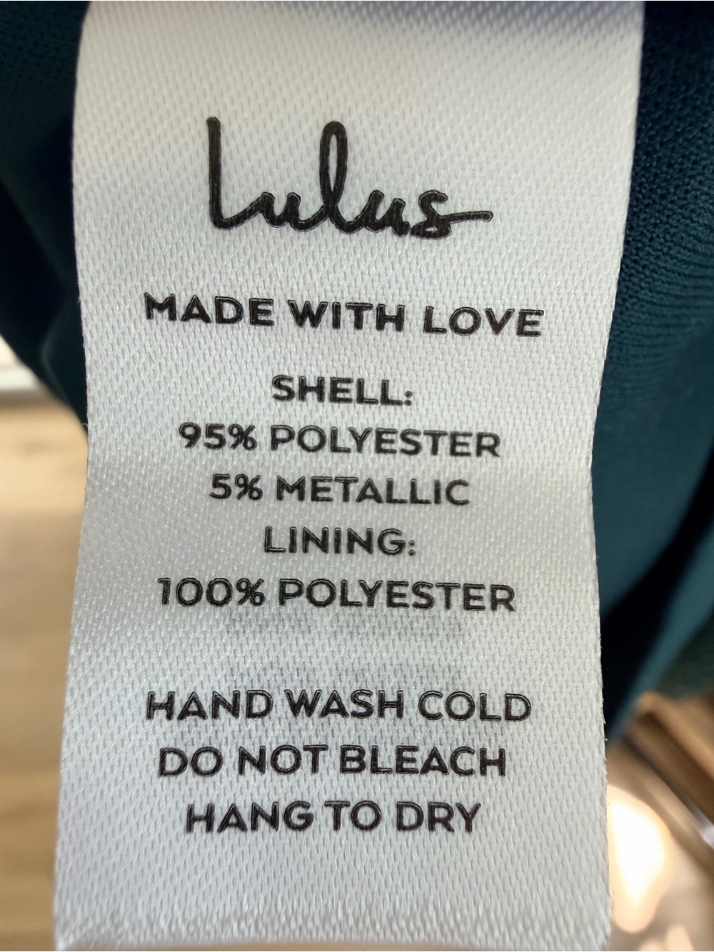 Lulu's Shimmery Teal Plunge Halter Dress - Picture 5 of 6
